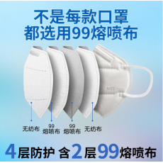 N95口罩 独立包装】n95医用口罩一次性灭菌级防护四层含双层熔喷布白色款挂耳式立体无菌型 1盒（共20片）