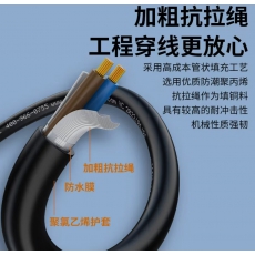 二芯多股铜丝软护套线